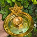 OM Saravanabhava Vilaku & Plate