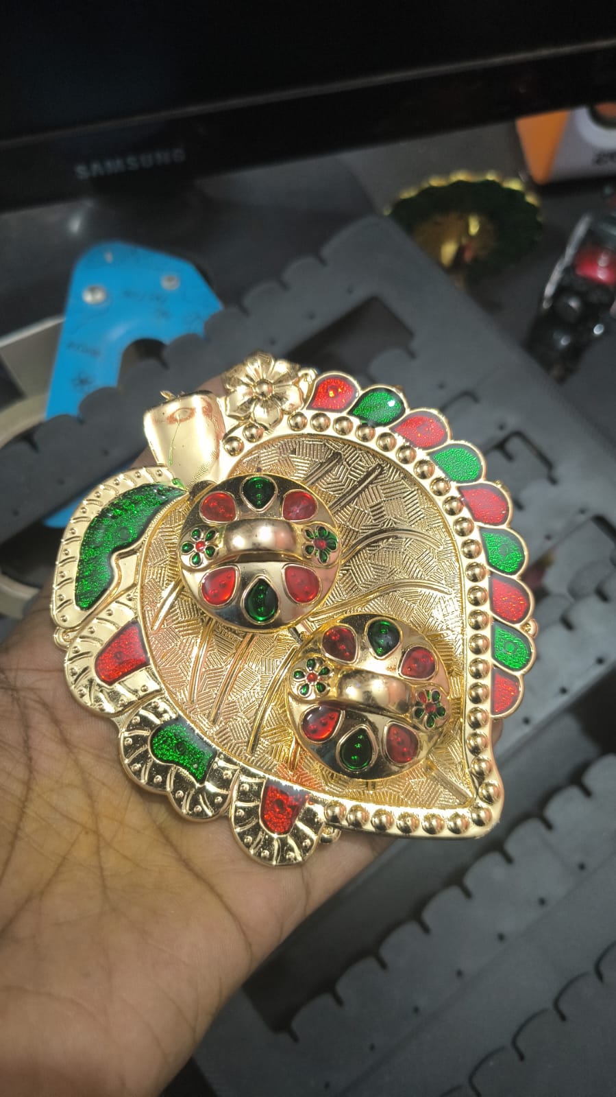 Leaf Model Kumkum Holders